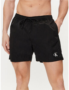 Calvin Klein Swimwear Szorty kąpielowe KM0KM00980 Czarny Regular Fit