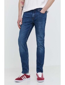 HUGO jeansy 708 męskie kolor niebieski 50511330