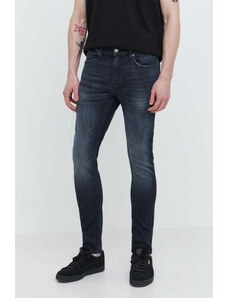 HUGO jeansy męskie kolor szary 50511397