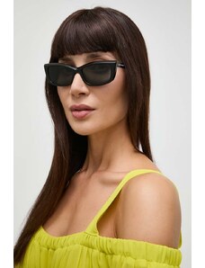Saint Laurent okulary przeciwsłoneczne damskie kolor czarny SL 658