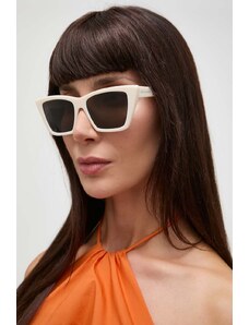 Saint Laurent okulary przeciwsłoneczne damskie kolor biały SL 276 MICA