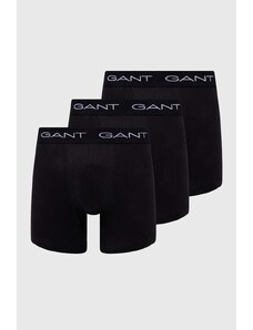 Gant bokserki 3-pack męskie kolor czarny