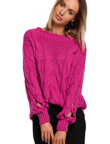 Damski sweter Moe model 147414 Pink