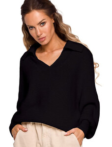 Damski sweter Moe model 163622 Black