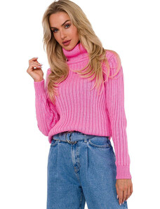 Damski sweter Moe model 184684 Pink