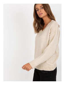 Damski sweter Rue Paris model 170357 Beige