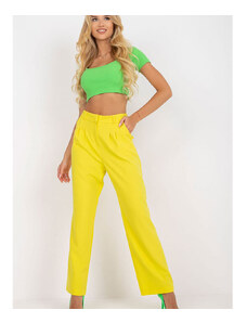 Spodnie damskie Rue Paris model 168195 Yellow