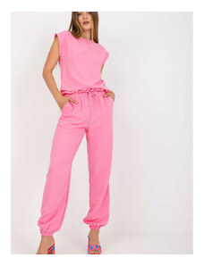 Spodnie damskie Rue Paris model 168188 Pink