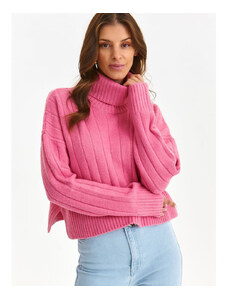 Damska bluza z kapturem Top Secret model 187656 Pink