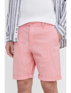 Tommy Jeans szorty męskie kolor różowy DM0DM18812