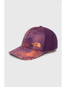 The North Face czapka z daszkiem Trail Trucker 2.0 kolor fioletowy wzorzysta NF0A5FY2SI41