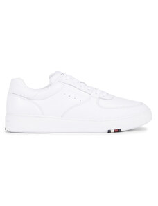 Sneakersy Tommy Hilfiger Modern Cup Corporate Lth FM0FM04941 White YBS