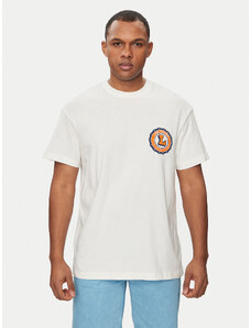 Lee T-Shirt Varsity 112350085 Écru Relaxed Fit