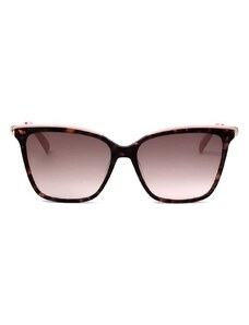 Longchamp Damskie okulary przeciwsłoneczne w kolorze ciemnobrązowo-jasnoróżowym
