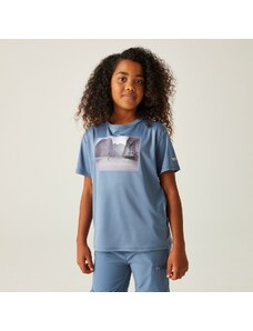 Dziecięca koszulka funkcjonalna Regatta ALVARADO VIII niebieska