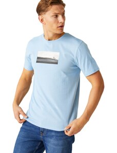 T-shirt męski Regatta CLINE VIII w kolorze jasnoniebieskim