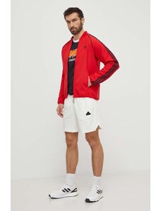 adidas Originals bluza męska kolor czerwony z aplikacją IS2807