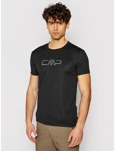 CMP Koszulka techniczna 39T7117P Czarny Regular Fit
