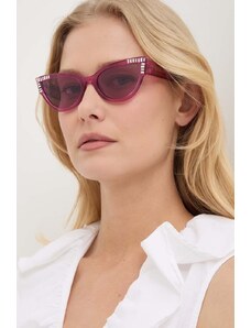 Guess okulary przeciwsłoneczne damskie kolor różowy GU7901_5483Y