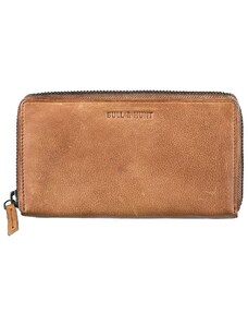 BULL & HUNT Skórzany portfel w kolorze jasnobrązowym - 20 x 11 x 2,5 cm