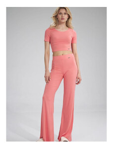 Spodnie damskie Figl model 154719 Pink