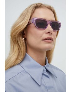 Guess okulary przeciwsłoneczne damskie kolor fioletowy GU7902_5380Y