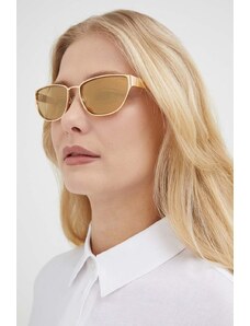 Guess okulary przeciwsłoneczne damskie kolor beżowy GU7903_5732G