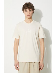 C.P. Company t-shirt bawełniany Jersey Relaxed Graphic męski kolor beżowy gładki 16CMTS143A006586W