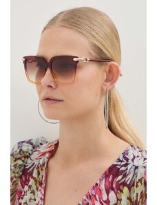 Furla okulary przeciwsłoneczne damskie kolor różowy SFU713_5302AS
