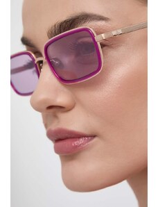 Vivienne Westwood okulary przeciwsłoneczne damskie kolor fioletowy VW702440255