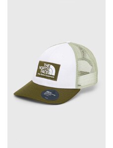 The North Face czapka z daszkiem kolor zielony z aplikacją NF0A5FX8TIO1