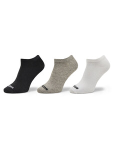 Skarpety stopki unisex adidas Thin Linear Low-Cut Socks 3 Pairs IC1300 medium grey heather/white/black