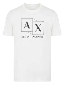 T-shirt męski Armani Exchange 3DZTAD ZJ9AZ biały (M)