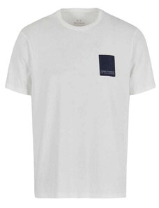 T-shirt męski Armani Exchange 3DZTHM ZJ8EZ biały (M)