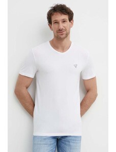 Guess t-shirt 2-pack CALEB męski kolor biały z nadrukiem U97G03 KCD31