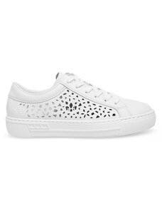 Sneakersy Rieker L8831-80 Biały