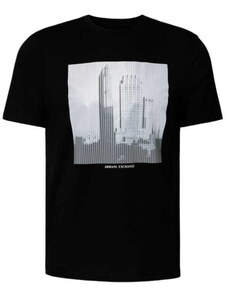 T-shirt męski Armani Exchange 3DZTHU ZJH4Z czarny (M)