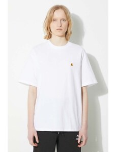 Carhartt WIP t-shirt bawełniany S/S Chase T-Shirt damski kolor biały I033045.00RXX