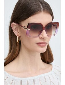 Furla okulary przeciwsłoneczne damskie kolor fioletowy SFU712_5406B1