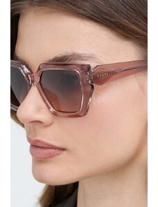 Guess okulary przeciwsłoneczne damskie kolor beżowy GU7896_5347F