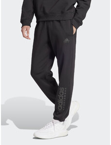 adidas Spodnie dresowe ALL SZN Fleece Graphic IW1201 Czarny Regular Fit