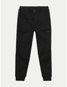 4F Spodnie dresowe 4FJWSS24TTROM588 Czarny Regular Fit