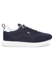 Sneakersy Tommy Hilfiger Flag Knit Runner FW0FW07916 Space Blue DW6