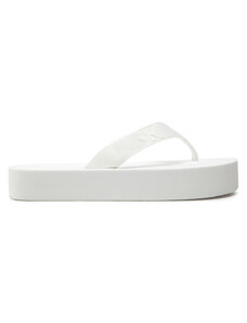 Japonki Calvin Klein Jeans Flatform Flipflop Jelly YW0YW01398 Bright White YBR