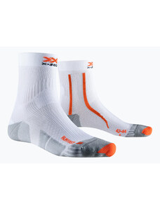 Skarpety do biegania X-Socks Run Fast 4.0 arctic white/trick orange