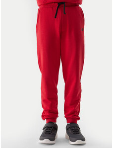 4F Spodnie dresowe 4FJWSS24TTROM591 Czerwony Regular Fit