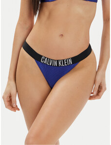 Calvin Klein Swimwear Dół od bikini KW0KW02392 Granatowy