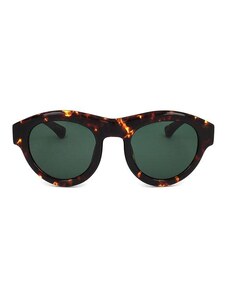 Linda Farrow Damskie okulary przeciwsłoneczne w kolorze granatowo-brązowym