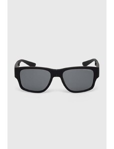 Armani Exchange okulary przeciwsłoneczne męskie kolor czarny 0AX4141SU