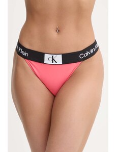 Calvin Klein figi kąpielowe kolor różowy KW0KW02351
